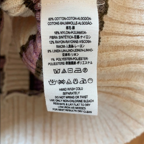 Cowl Neck Sweater Vest Tank L - Picture 5 of 6